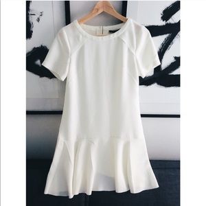 Banana republic cream/white dress NWT